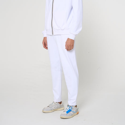 White Smart Joggers