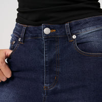 Womens Skinny Navy Blue Jeans