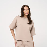 Short Sleeve Tan T-shirt