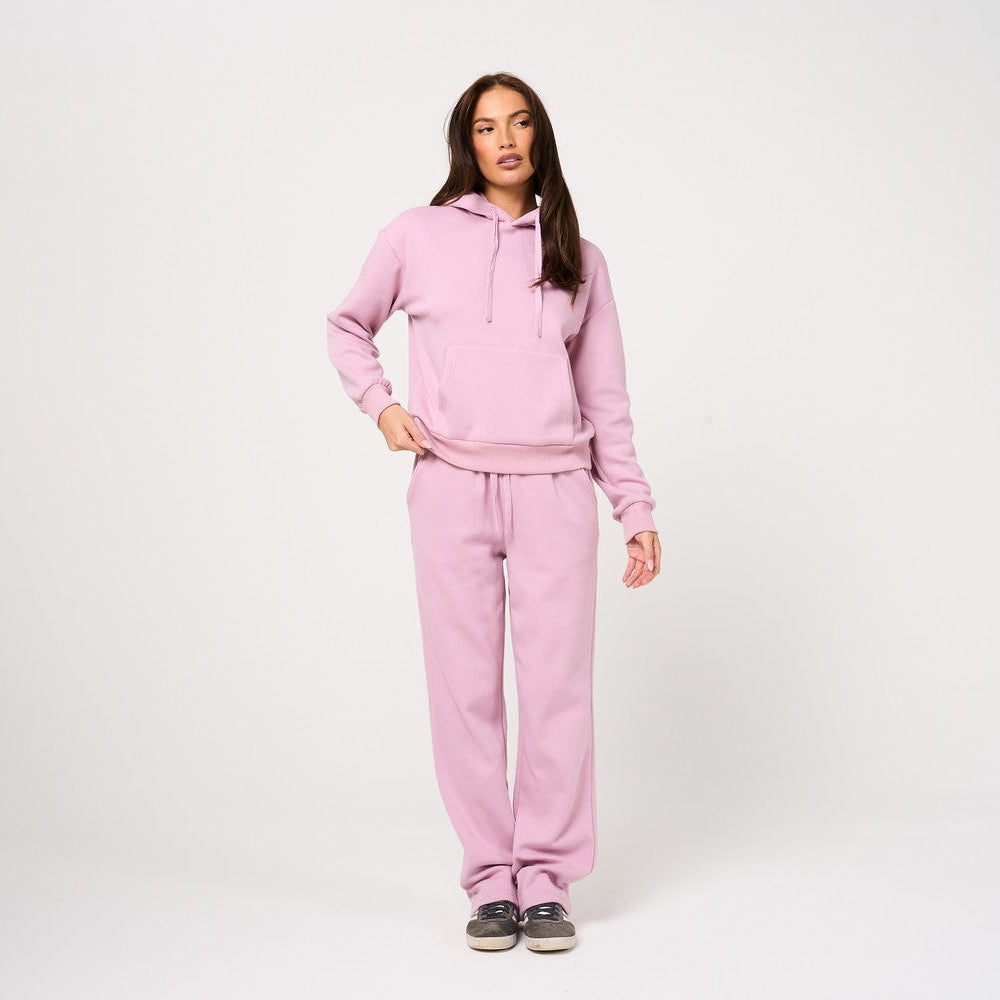 Womens Faux Fur Pink Hoodie