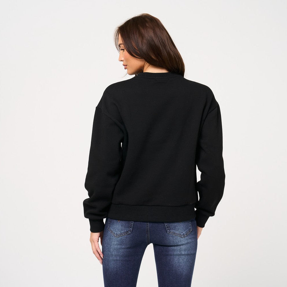 Womens Black Sweatshirt