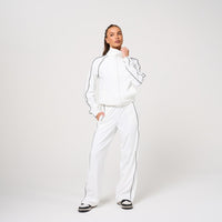 Womens White Track Jacket
