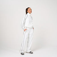 Womens White Track Pant