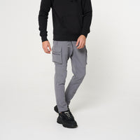Grey Utility Cargo Trousers