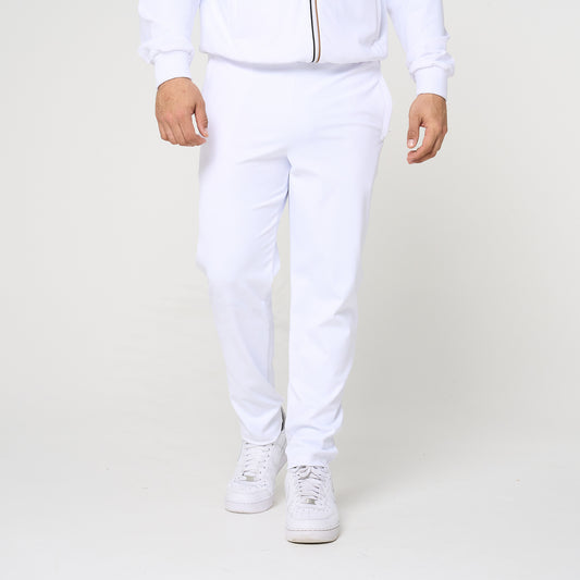 White Smart Joggers