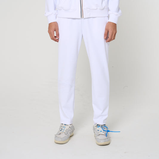 White Smart Joggers