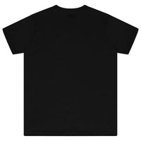 Back flat lay of men’s black 365 Oversized T-shirt – oversized fit, 365 Collection.