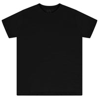 Front flat lay of men’s black 365 Oversized T-shirt – oversized fit, 365 Collection.