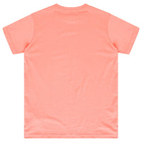 Back flat lay of men’s coral 365 Oversized T-shirt – 365 Collection – oversized fit.