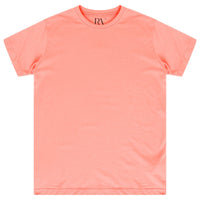 Front flat lay of men’s coral 365 Oversized T-shirt – 365 Collection – oversized fit.