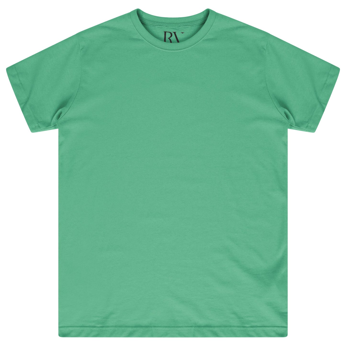 Front flat lay of men’s green oversized T-shirt - 365 Collection.