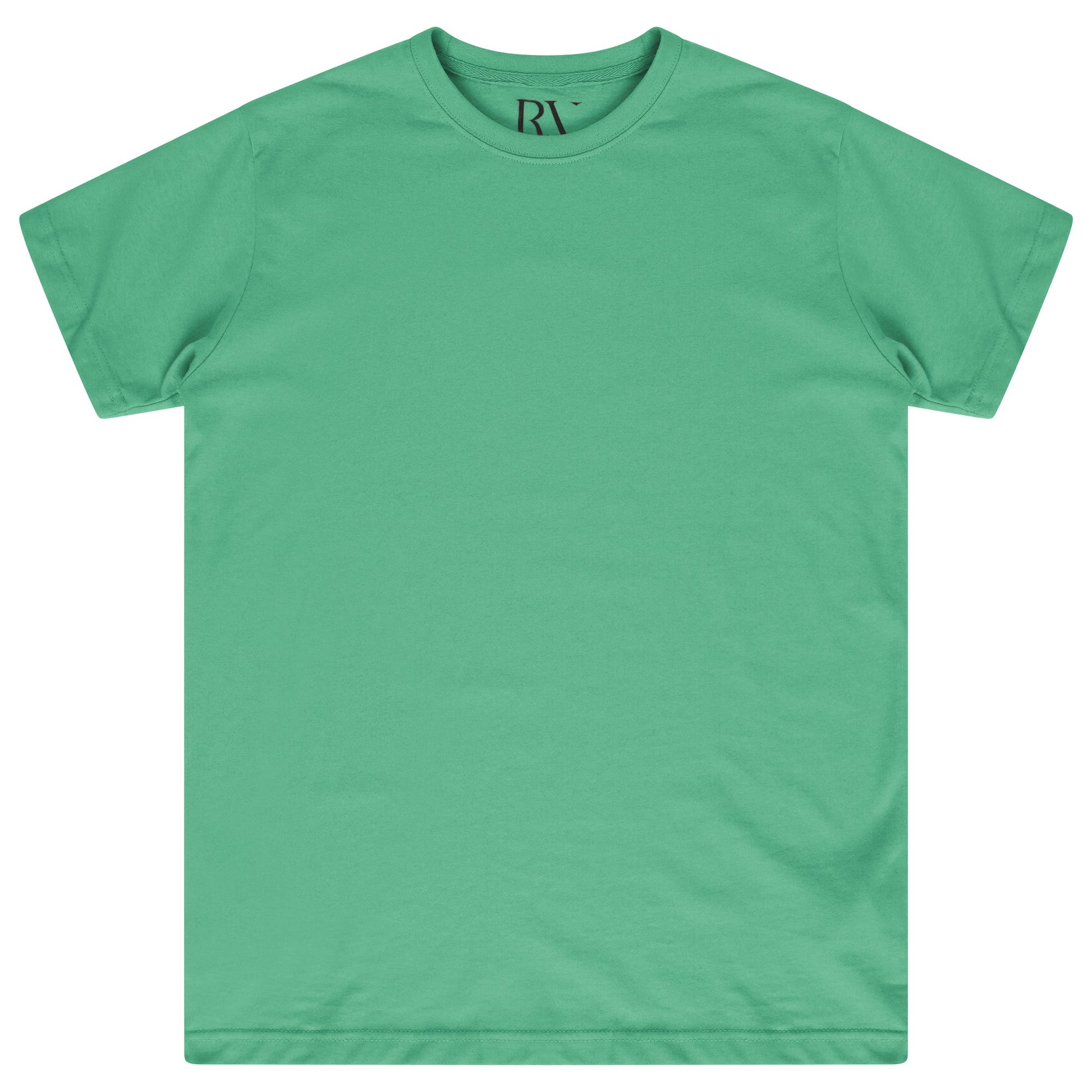 Front flat lay of men’s green oversized T-shirt - 365 Collection.