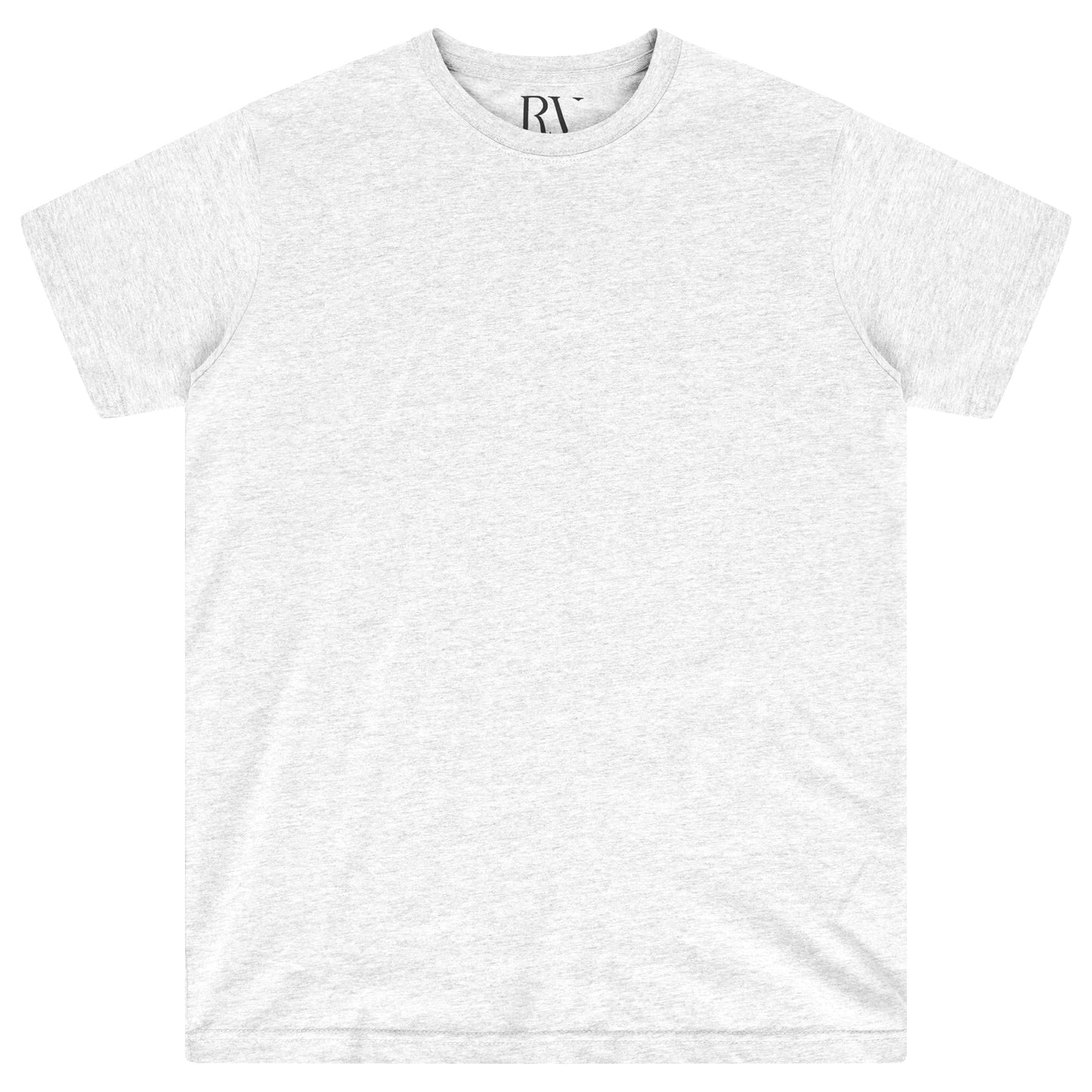 Front flat lay of men’s grey oversized T-shirt - 365 Collection.