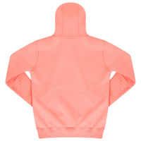 Back flat lay of men’s coral 365 Regular Hoodie – regular fit, 365 Collection.