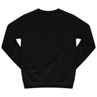 Back flat lay of men’s black 365 Regular Sweatshirt – regular fit, 365 Collection.