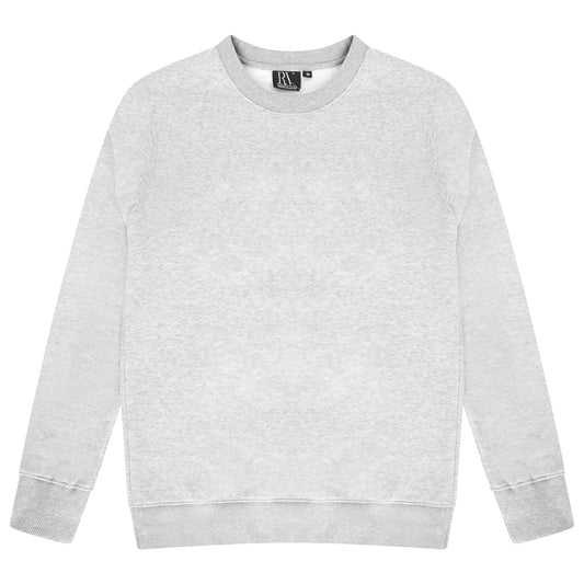 Front flat lay of men’s grey regular-fit sweatshirt - 365 Collection.