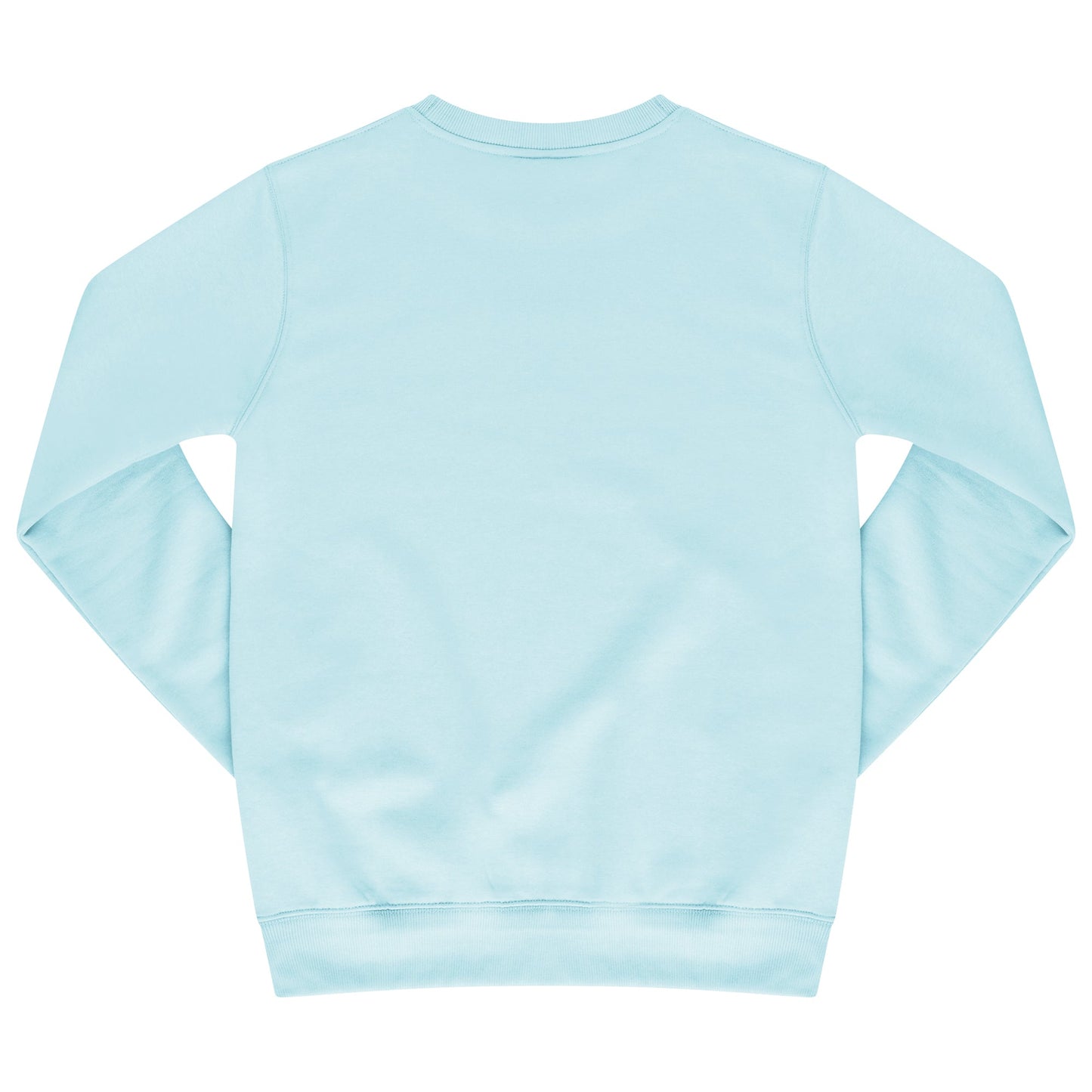 Back flat lay of men’s turquoise regular-fit sweatshirt - 365 Collection.