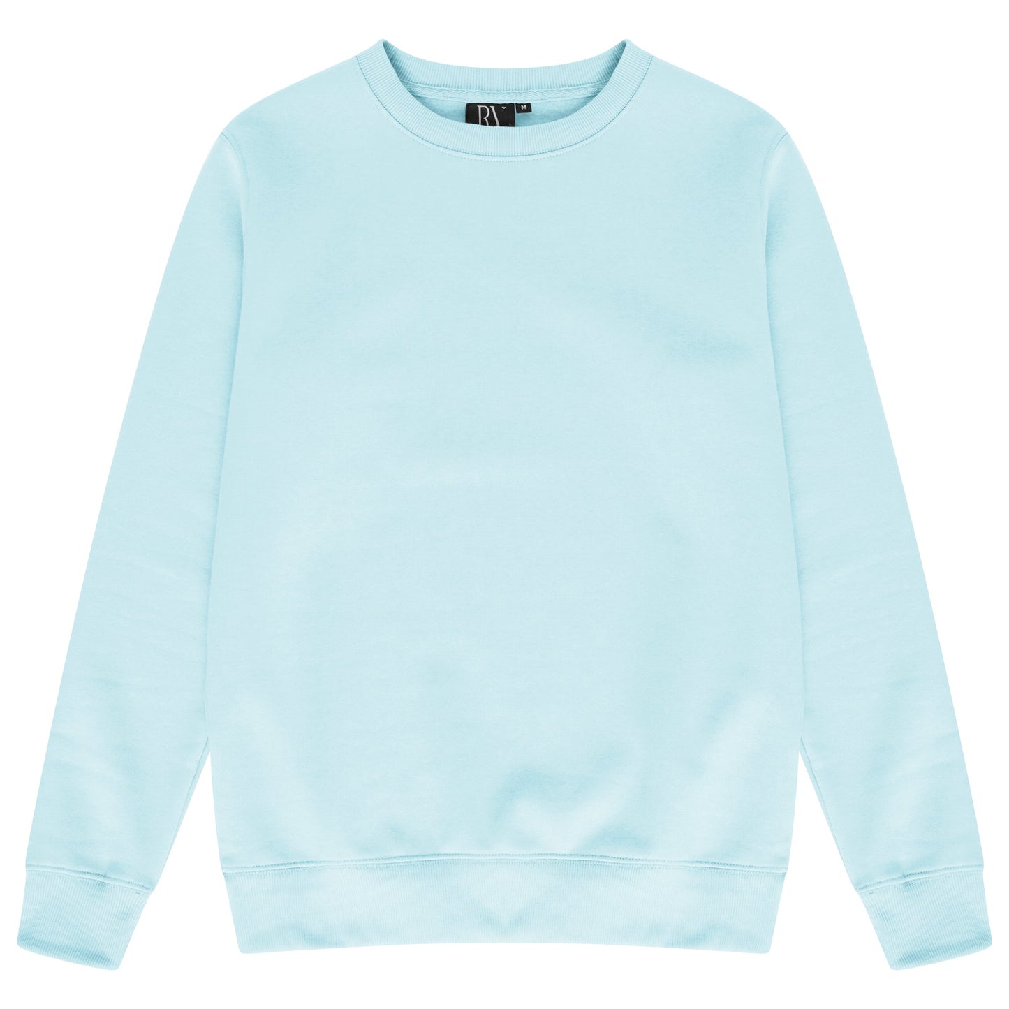 Front flat lay of men’s turquoise regular-fit sweatshirt - 365 Collection.