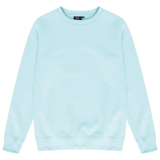 Front flat lay of men’s turquoise regular-fit sweatshirt - 365 Collection.