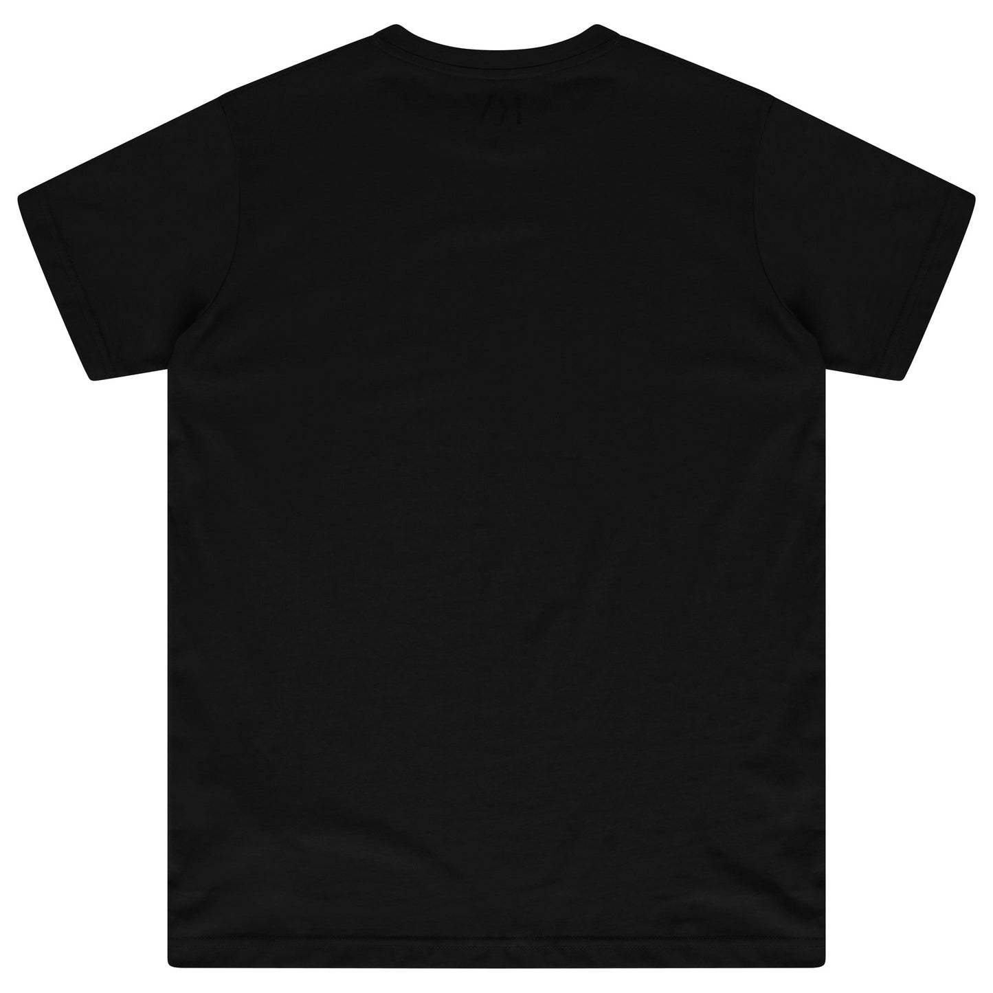 Back flat lay of men’s black 365 Regular T-shirt – regular fit, 365 Collection.