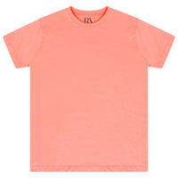 Front flat lay of men’s coral 365 Regular T-shirt – 365 Collection – regular fit.
