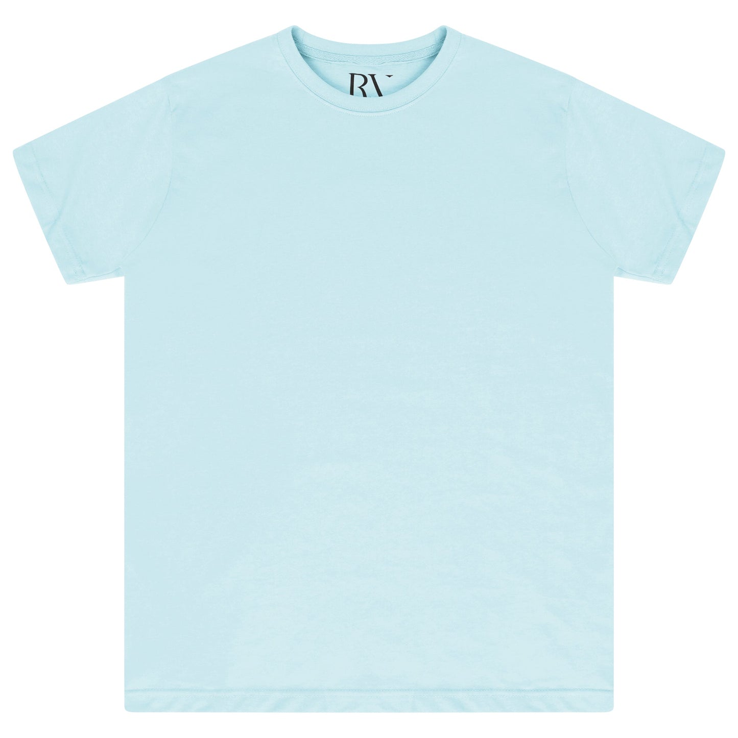 Front flat lay of men’s turquoise regular-fit T-shirt - 365 Collection.